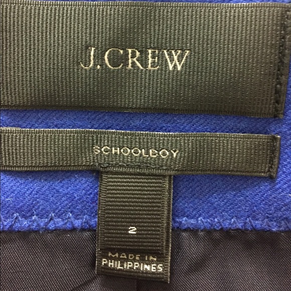 J. Crew School Boy Royal Blue Blazer Size 2 - Picture 7 of 8